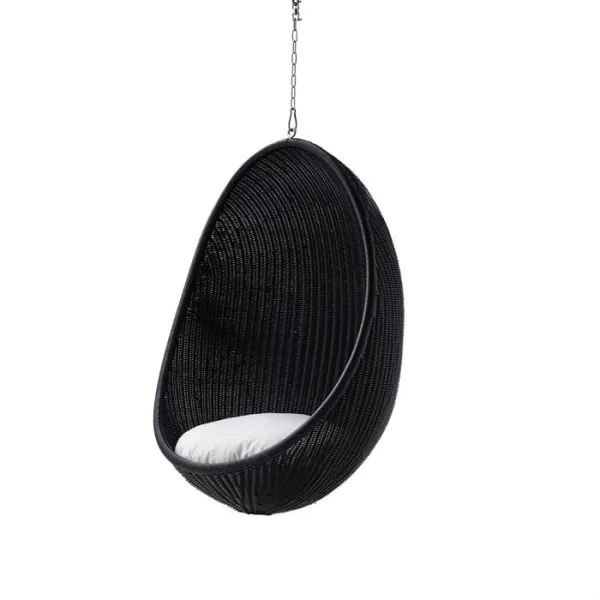 Sika Design Hanging Chair - Black - Incl. Beige Cushion B451