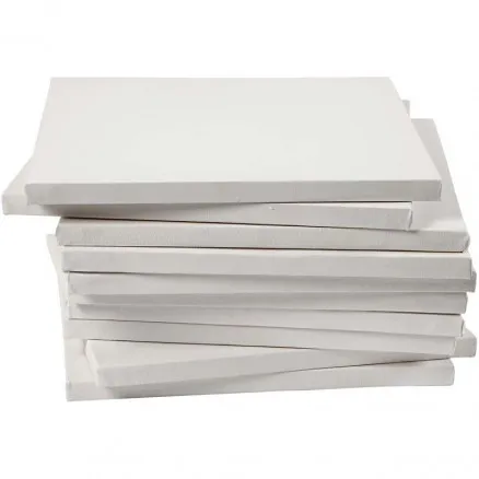 Canvas, white, depth 1.6 cm, size 30x30 cm, 280 g, 40 pcs/1 pack.